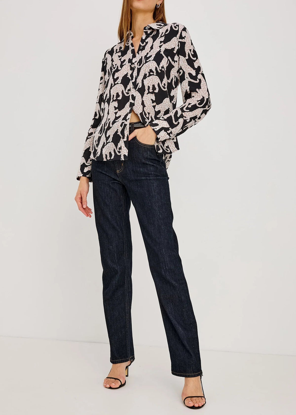 Rails Alyssa Shirt | Onyx Jaguar