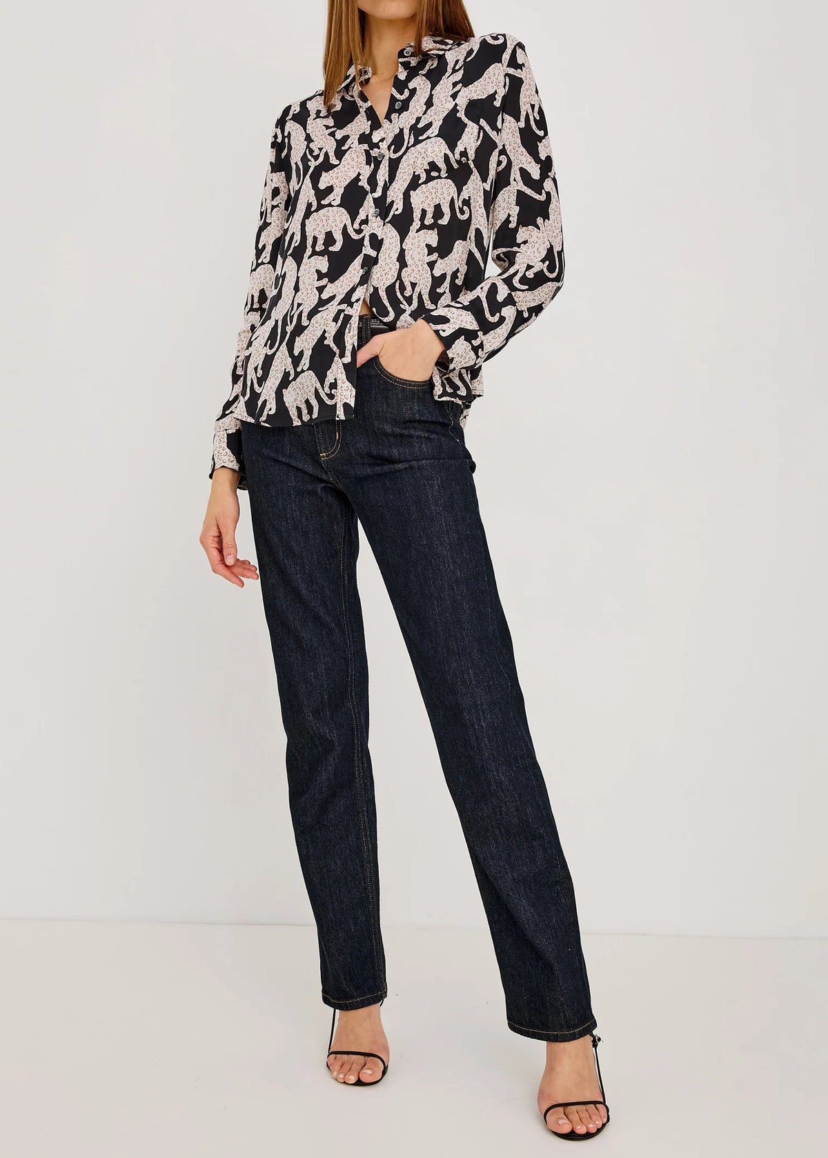 Rails Alyssa Shirt | Onyx Jaguar