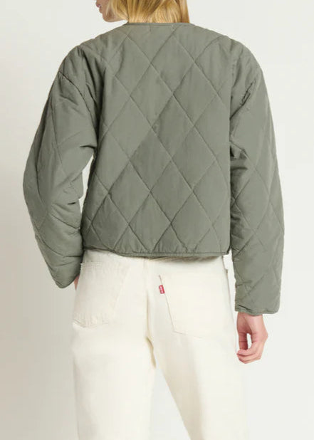Nation LTD Aspen Quilted Jacket | Castor Grey
