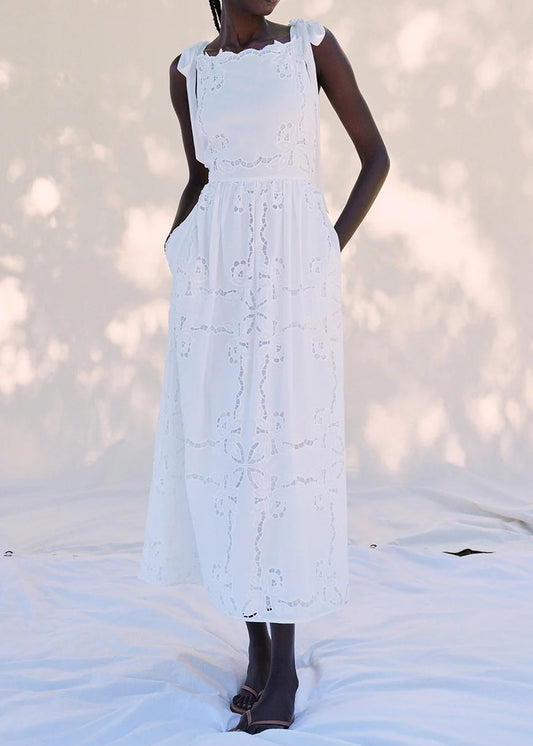 Saylor April Dress | White