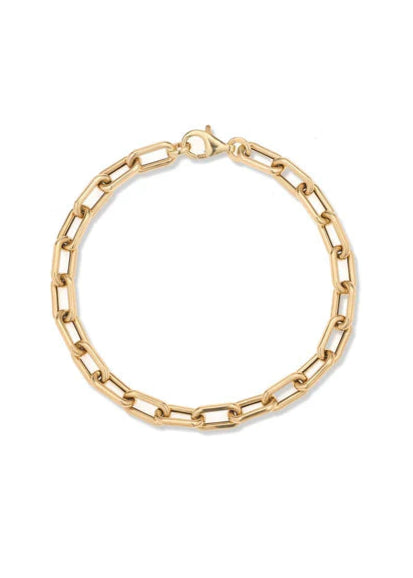 Adina Reyter 5.3mm Italian Chain Link Bracelet 14k Yellow Gold