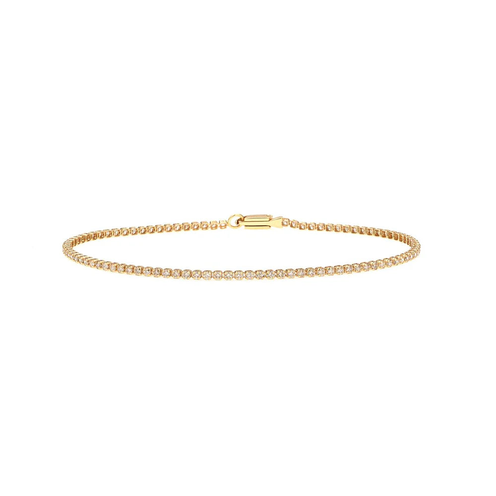 Adina Reyter Superfine Diamond Tennis Bracelet 14k Gold