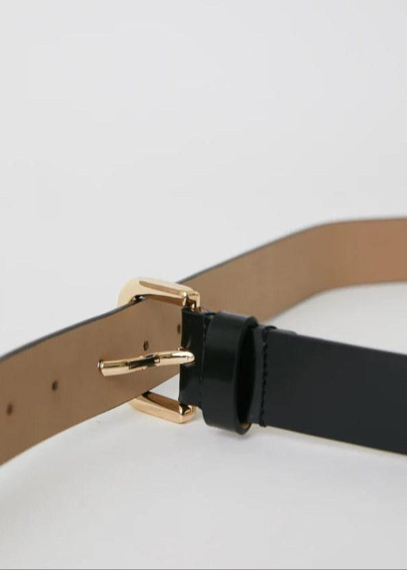 B-Low The Belt Lennox Mod Leather Belt Black Gold