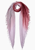 Chocolate Truffle Dip-Dyed Cashmere And Silk Scarf