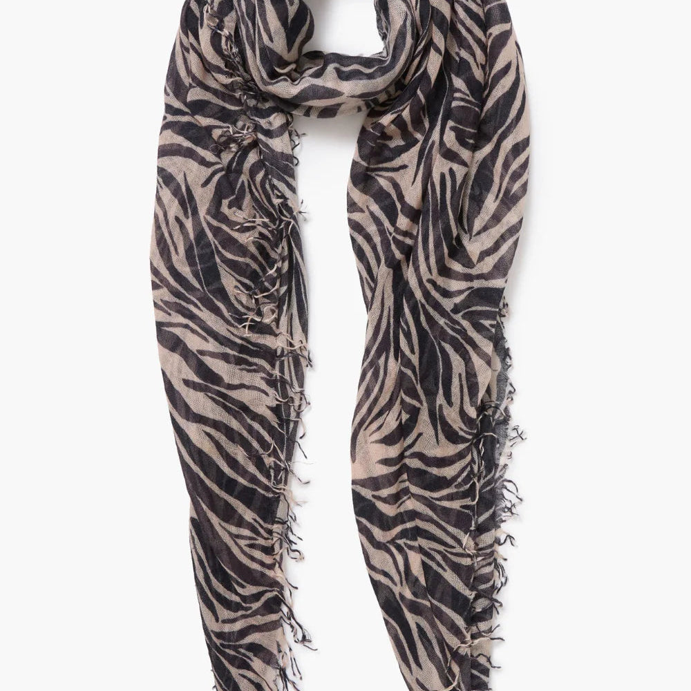 Chan Luu Cashmere and Silk Scarf | Mahogany Zebra