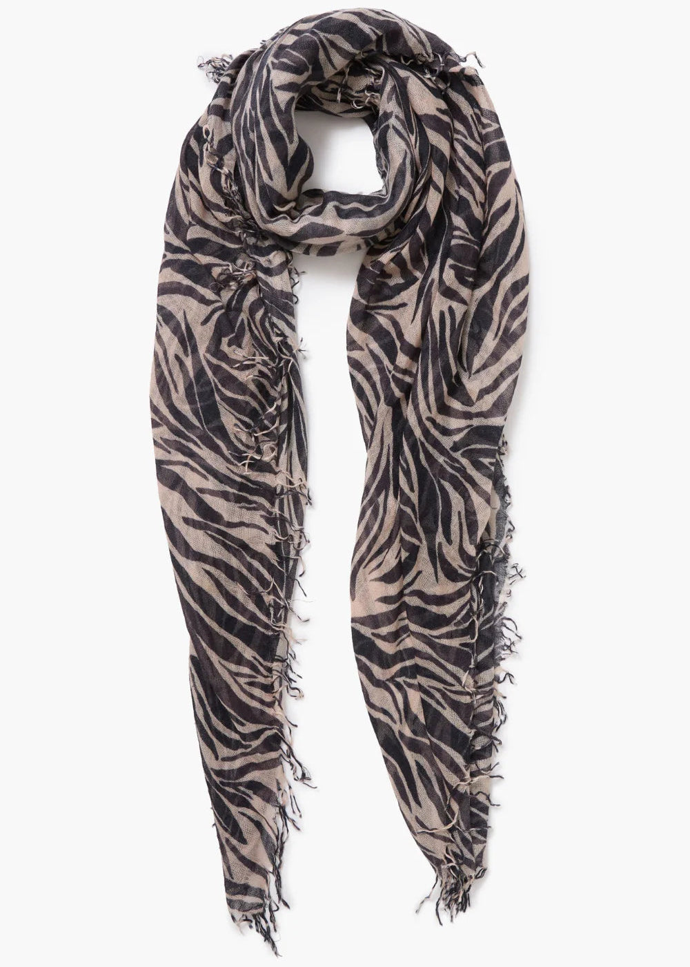 Chan Luu Cashmere and Silk Scarf | Mahogany Zebra