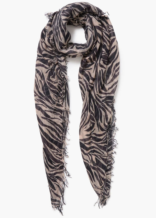 Chan Luu Cashmere and Silk Scarf | Mahogany Zebra