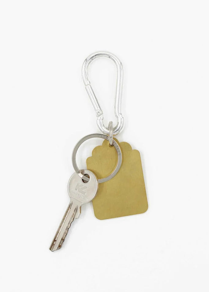 Ina Seifart Tag Keyholder | Brass