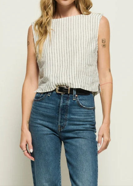 Nation LTD Cara Tank | Linen Stripe