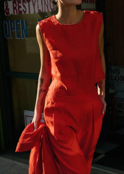 Nation LTD Cara Tank | Aurora Red