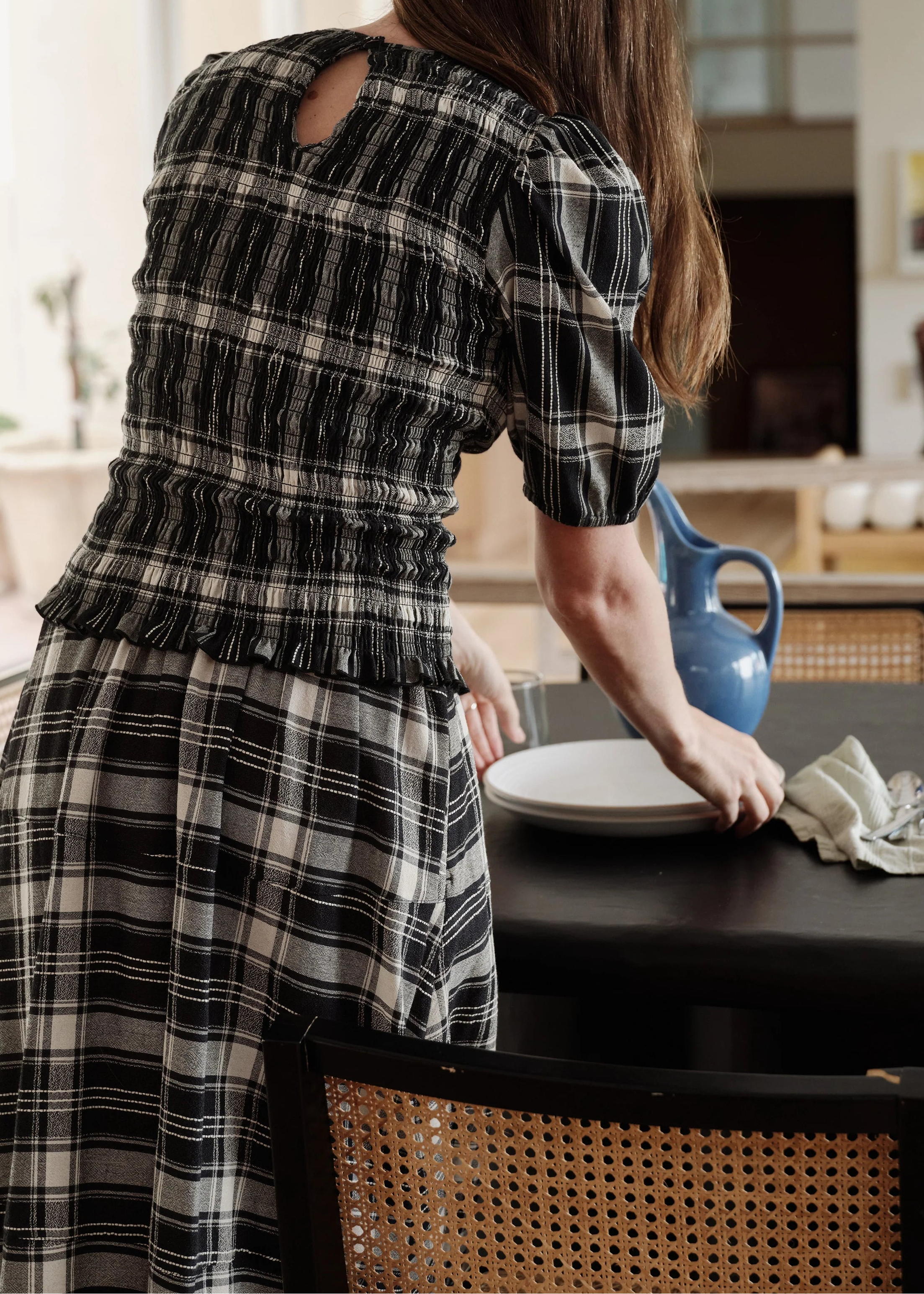 Nation LTD Cheryl Top | Plaid Rigato