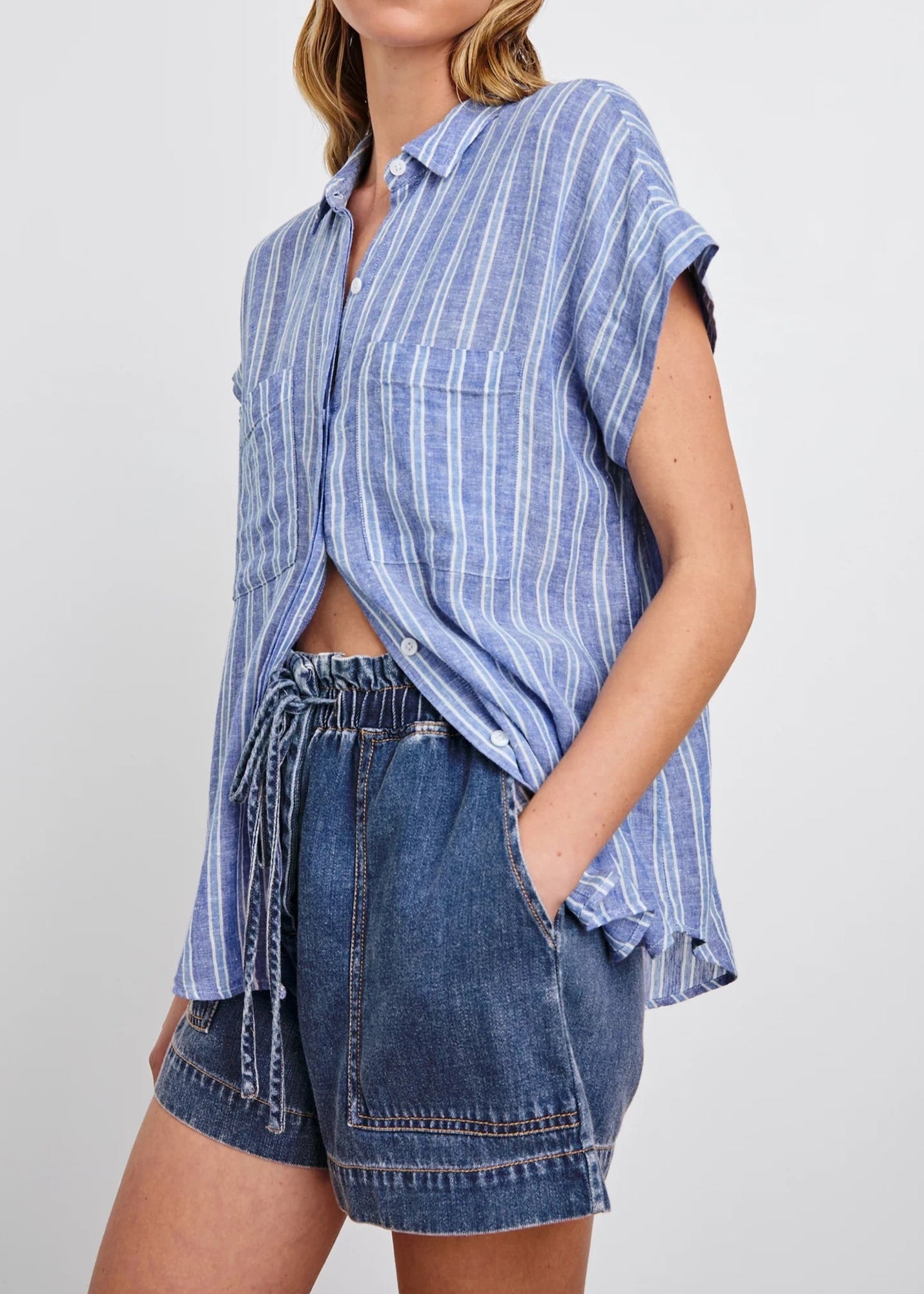 Rails Cito Top | Lake View Stripe