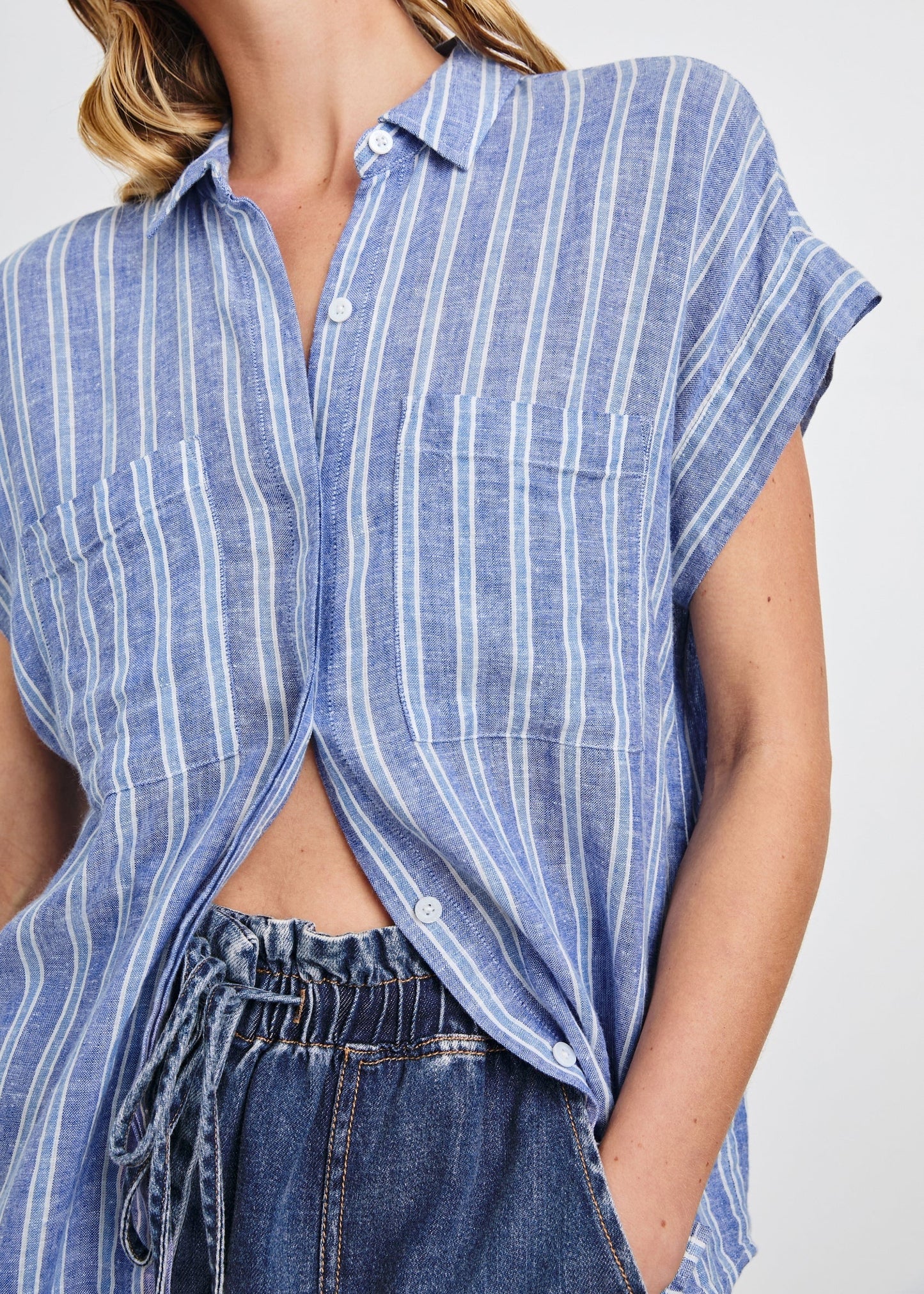 Rails Cito Top | Lake View Stripe