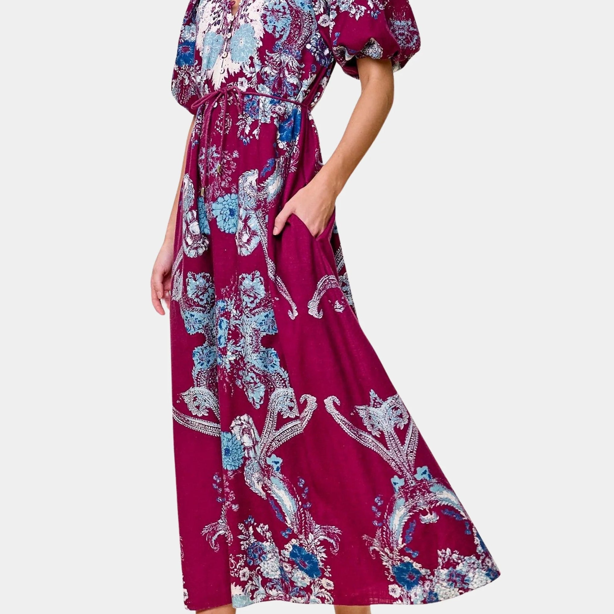 Cleobella Dulcinea Ankle Dress | Seraphine Print