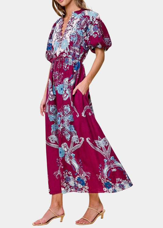 Cleobella Dulcinea Ankle Dress | Seraphine Print