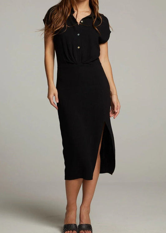 Chaser Atlantic True Black Midi Dress