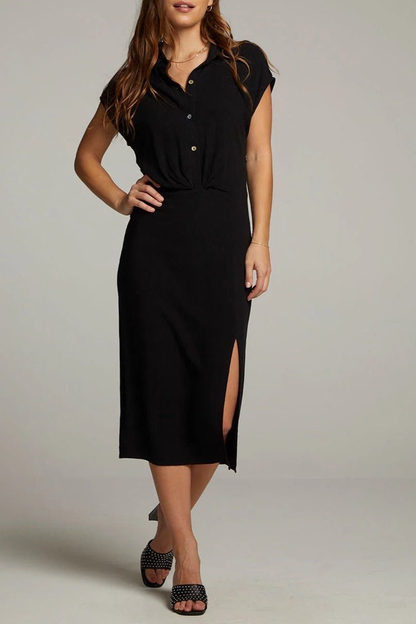 Chaser Atlantic True Black Midi Dress