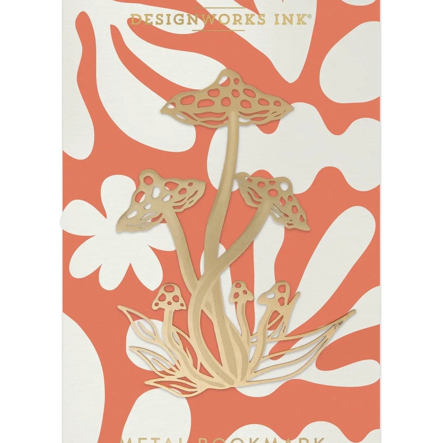 Designworks Ink Metal Bookmark - Mushroom