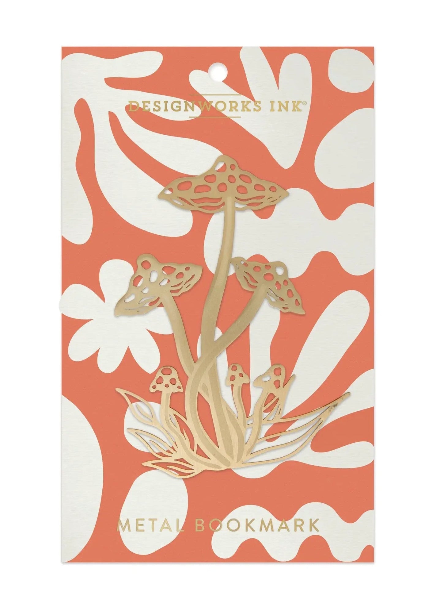 Designworks Ink Metal Bookmark - Mushroom