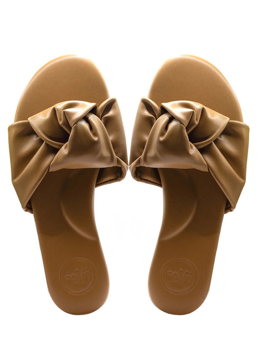 Solei Sea Big Nottie Slide Sandal | Desert Sand