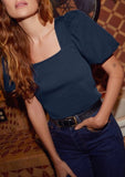 Dominique Lace Up Tee