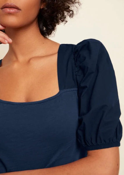 Dominique Lace Up Tee