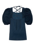 Dominique Lace Up Tee