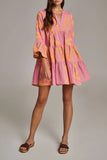 Ella Dress Pink/Orange