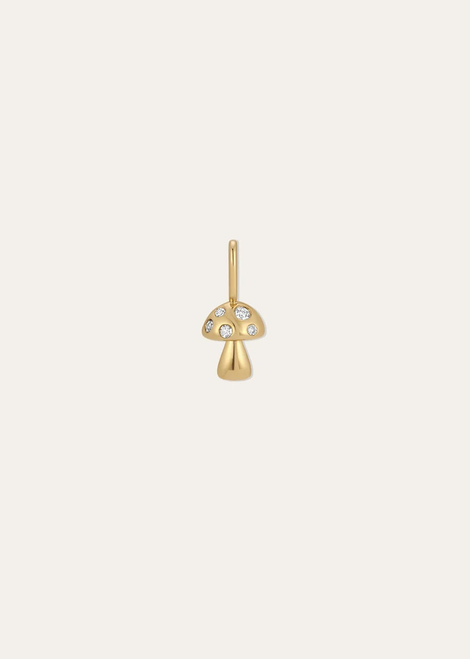 Adina Reyter Diamond Mushroom Mini Charm
