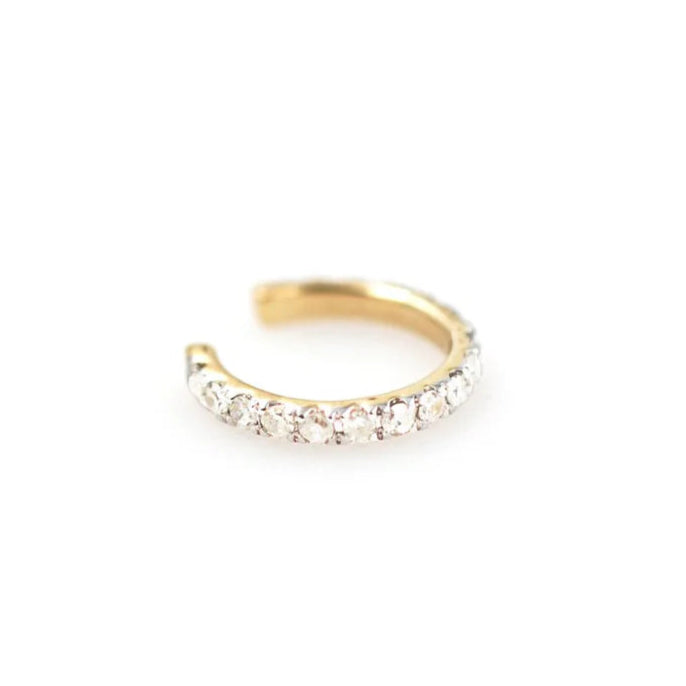 Adina Reyter Pavé Ear Cuff 14k Gold