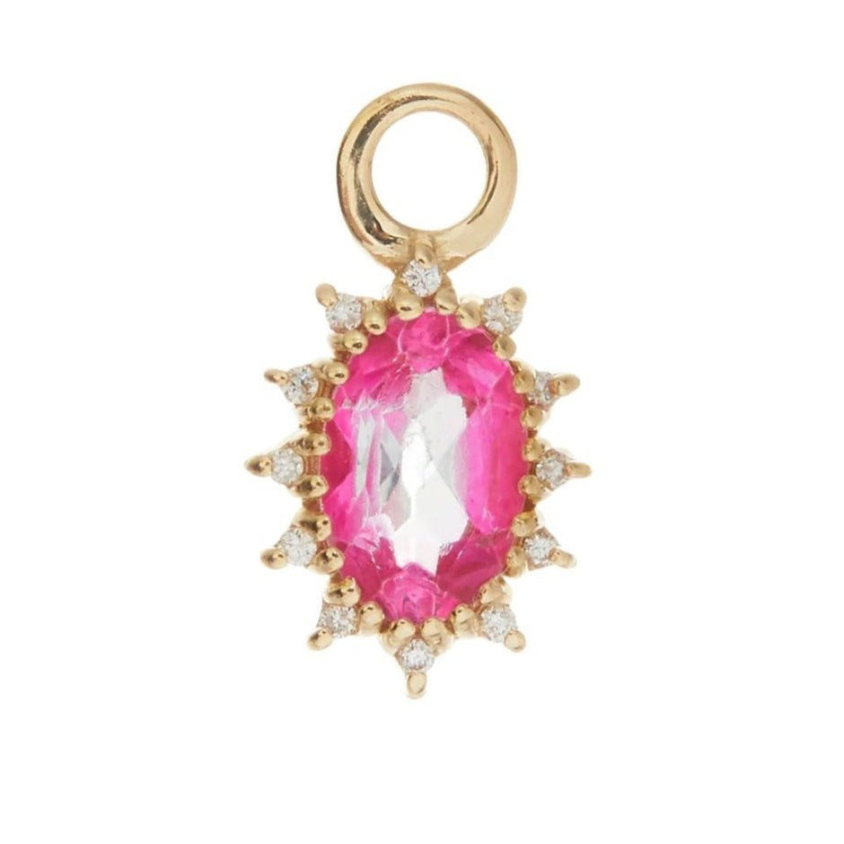 SCOSHA The Diana Charm With Pink Topaz