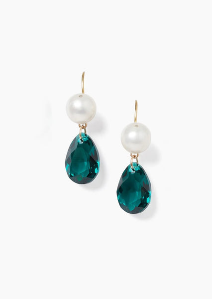 Monte Carlo Drop Earrings Emerald