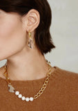 Neve Hoop Earrings Crystal