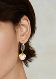 Lark Earrings White Pearl Mix