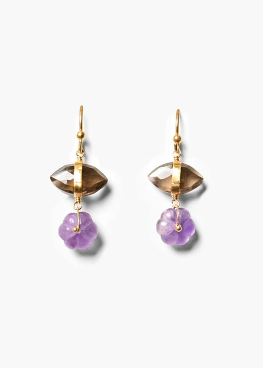 Chan Luu Pia Earrings Amethyst