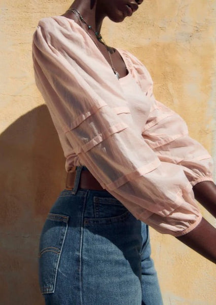 Emmeline Pintucked Top