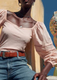 Emmeline Pintucked Top