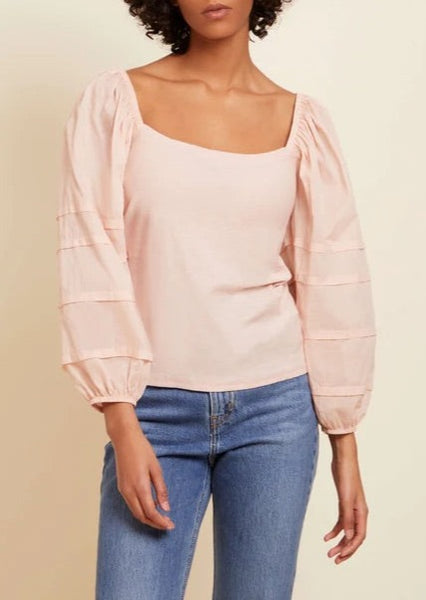 Emmeline Pintucked Top