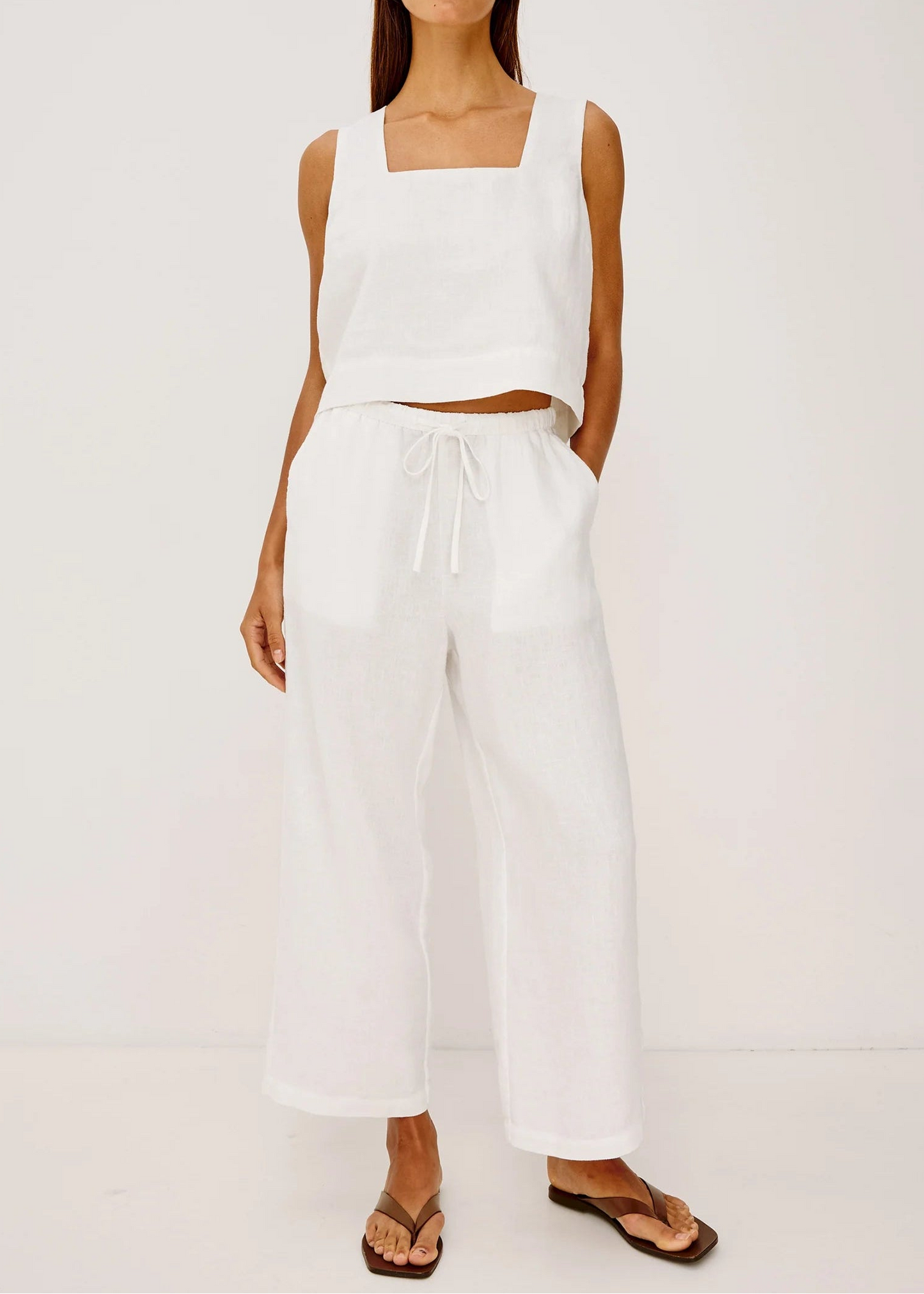 Rails Emmie Crop Pant | White