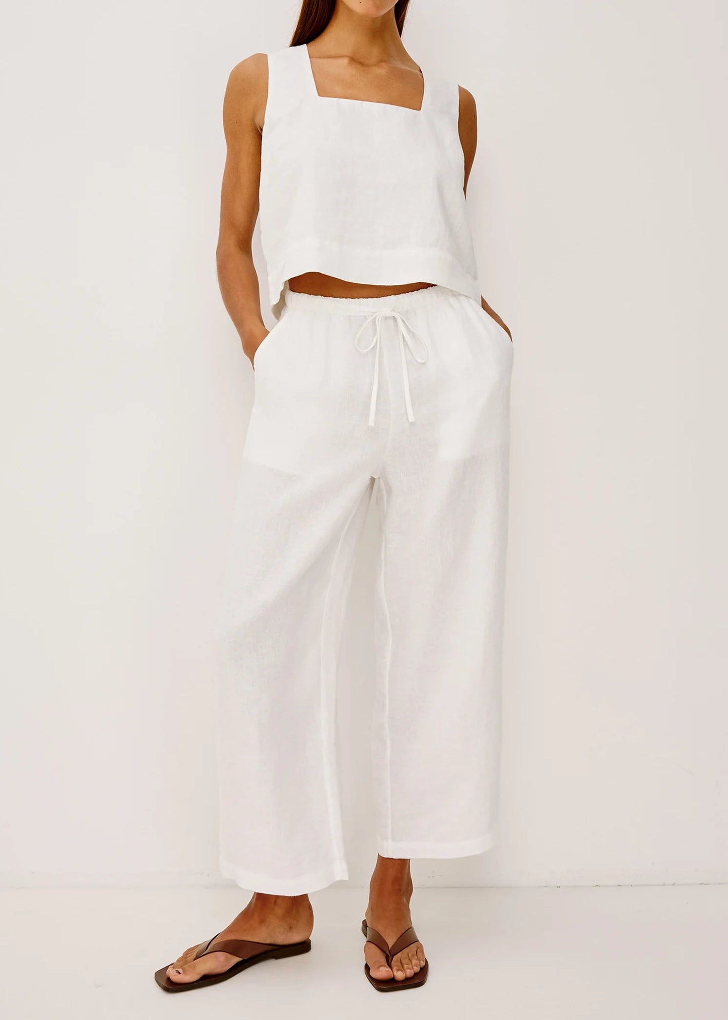 Rails Emmie Crop Pant | White
