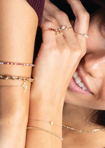 Gold Bead Chain Bracelet