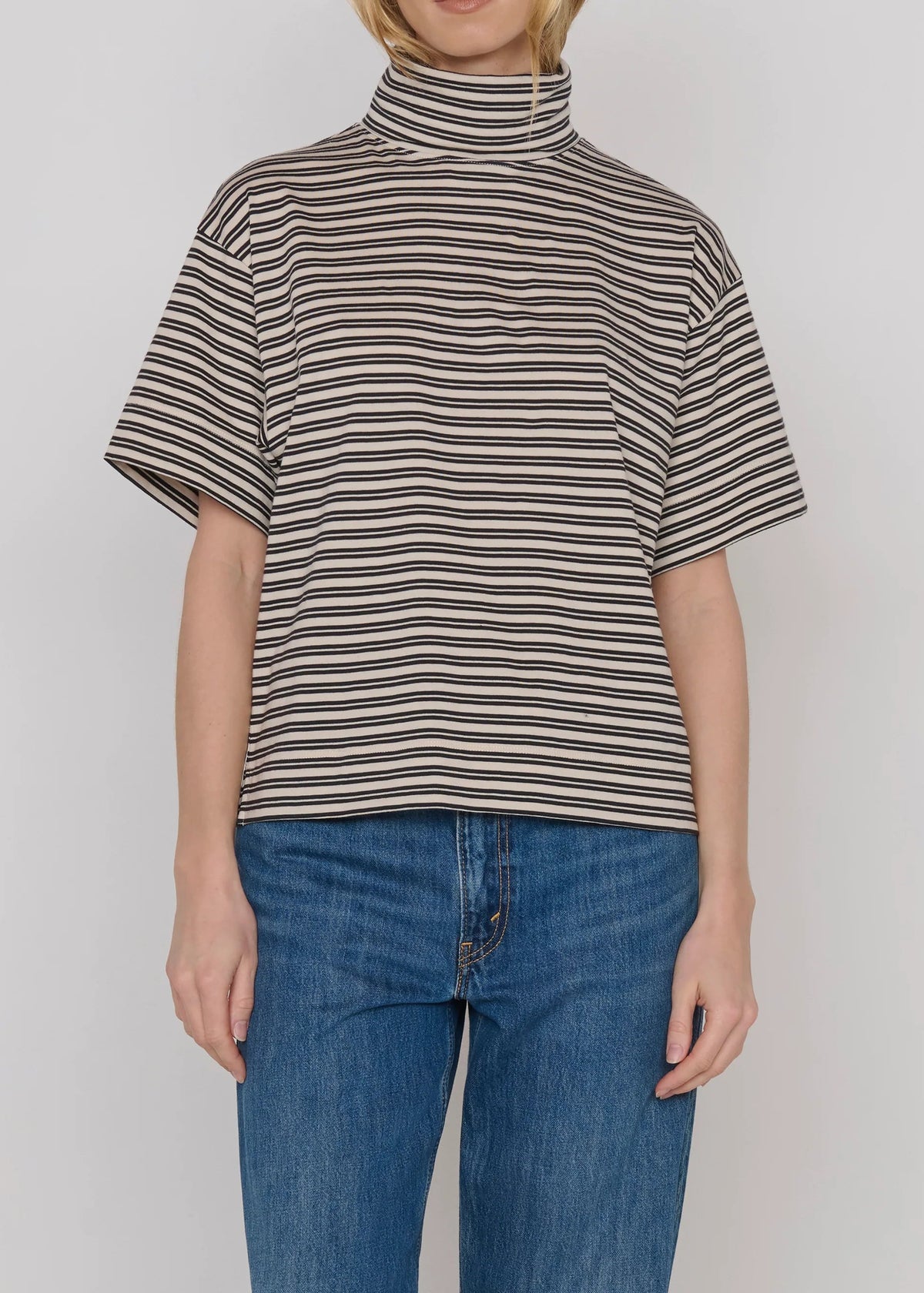Nation LTD Fable Turtleneck | Vintage Yarn Dye Stripe