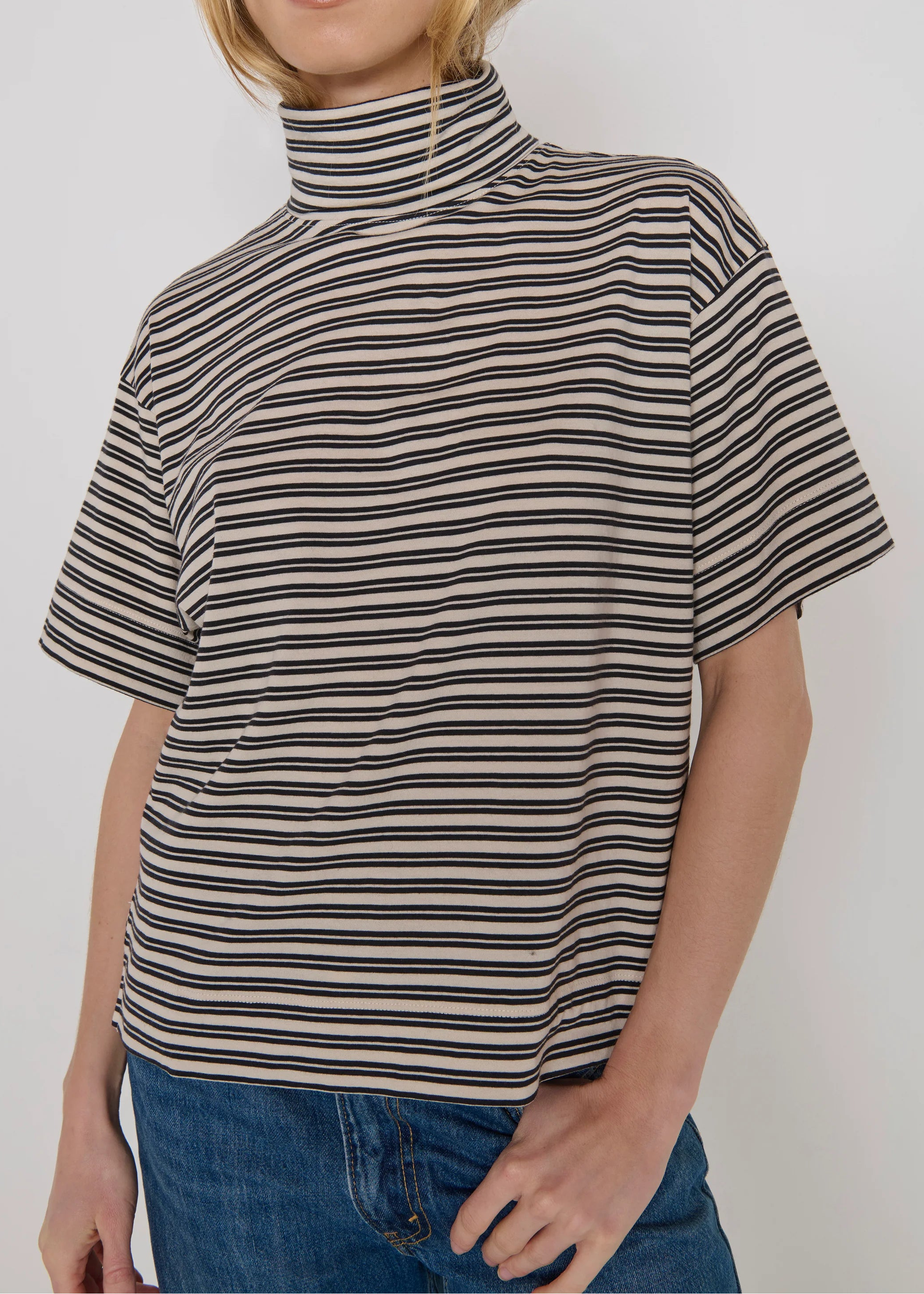 Nation LTD Fable Turtleneck | Vintage Yarn Dye Stripe