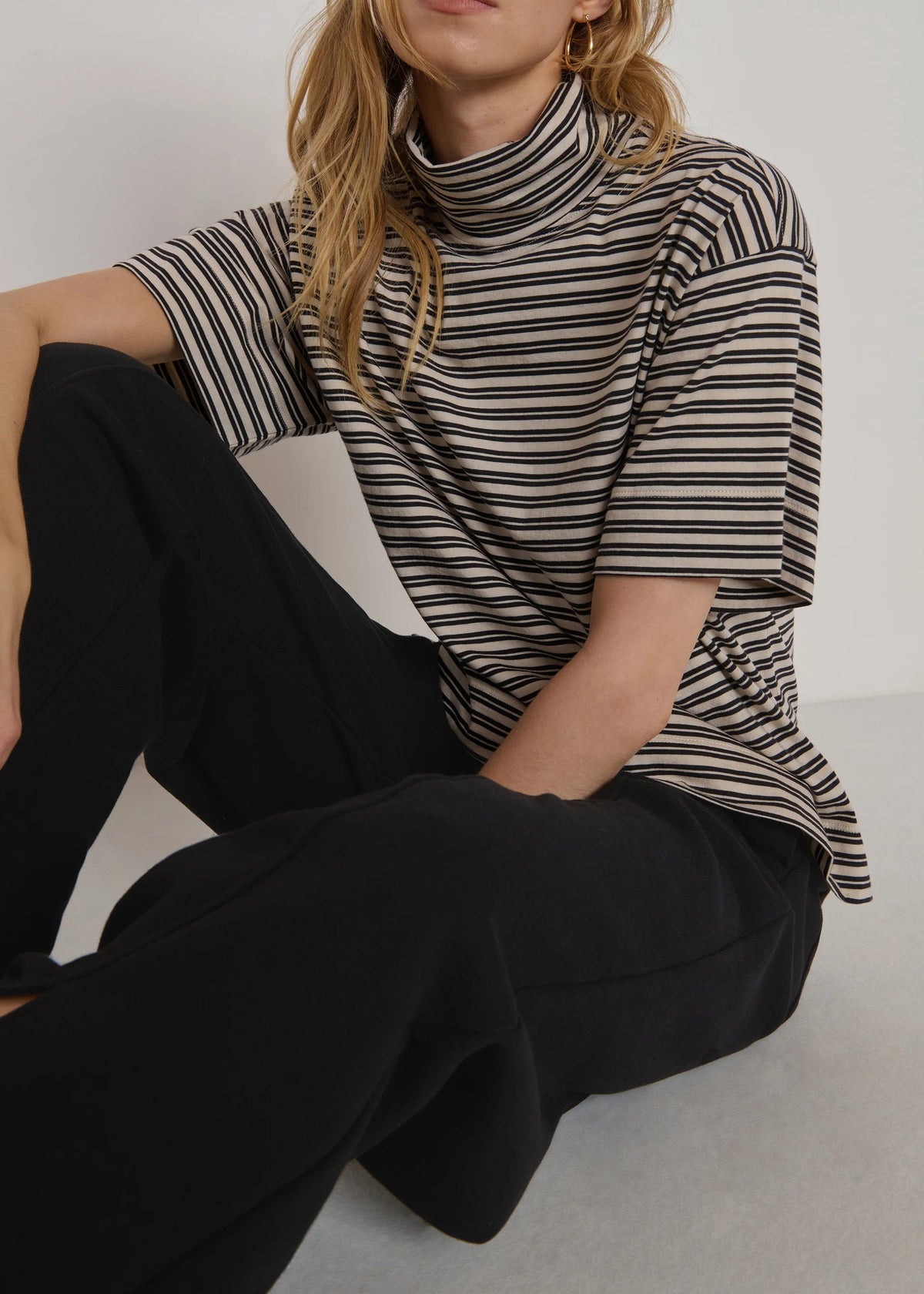 Nation LTD Fable Turtleneck | Vintage Yarn Dye Stripe
