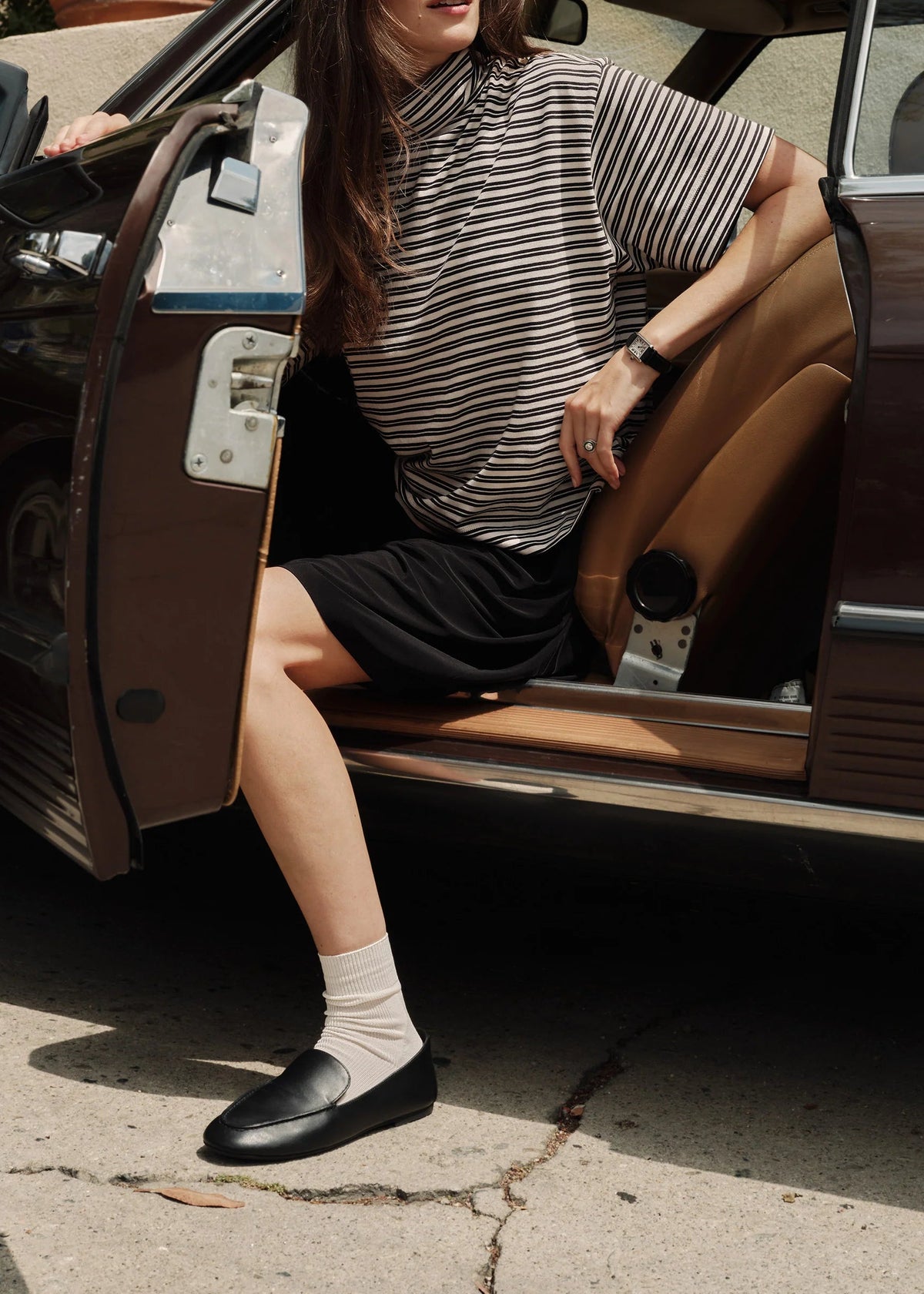 Nation LTD Fable Turtleneck | Vintage Yarn Dye Stripe