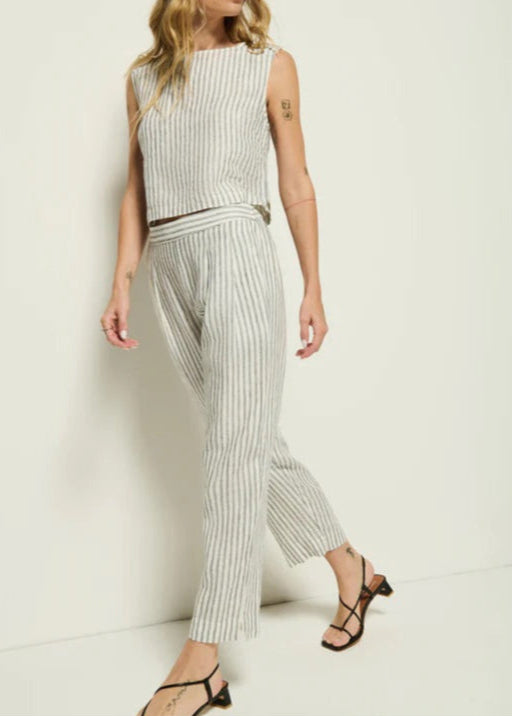 Nation LTD Grayson Pant | Linen Stripe