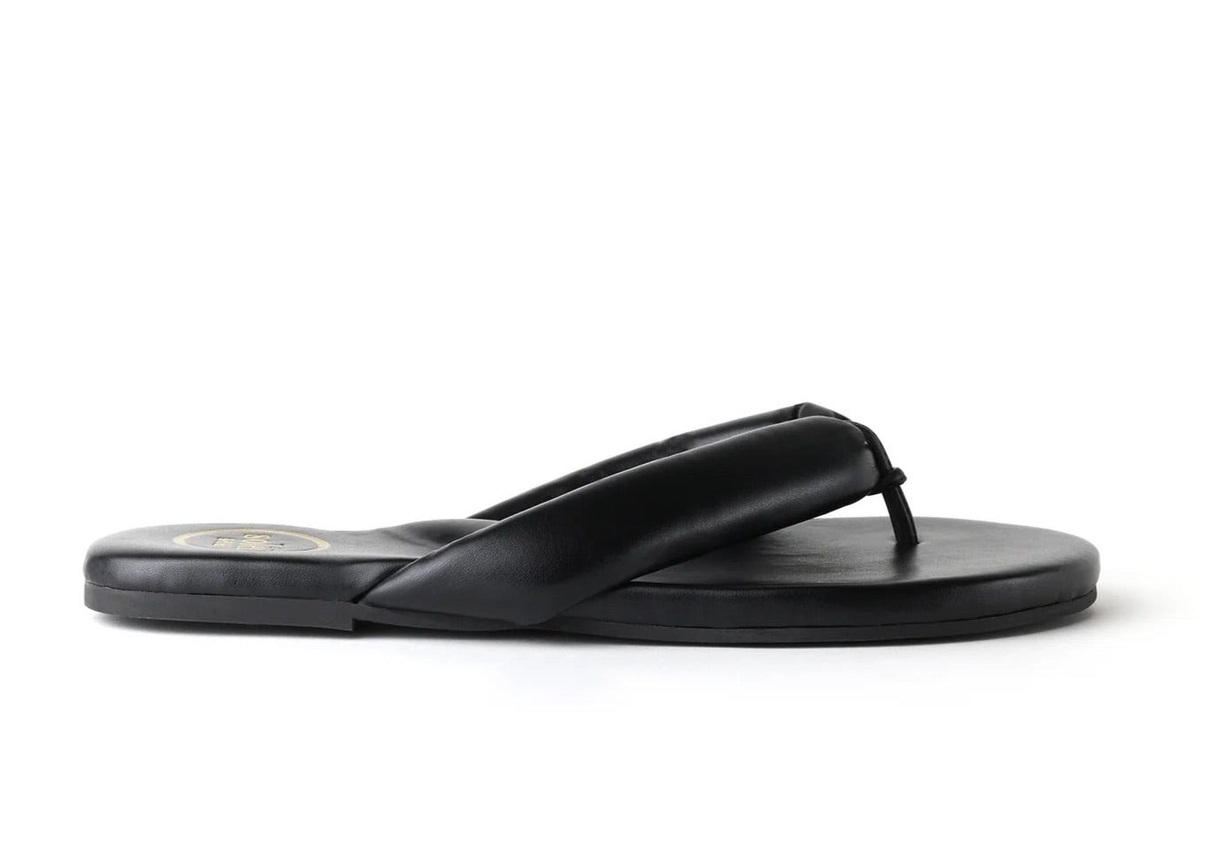 Solei Sea Gisel Pillow Strap Sandal Noir