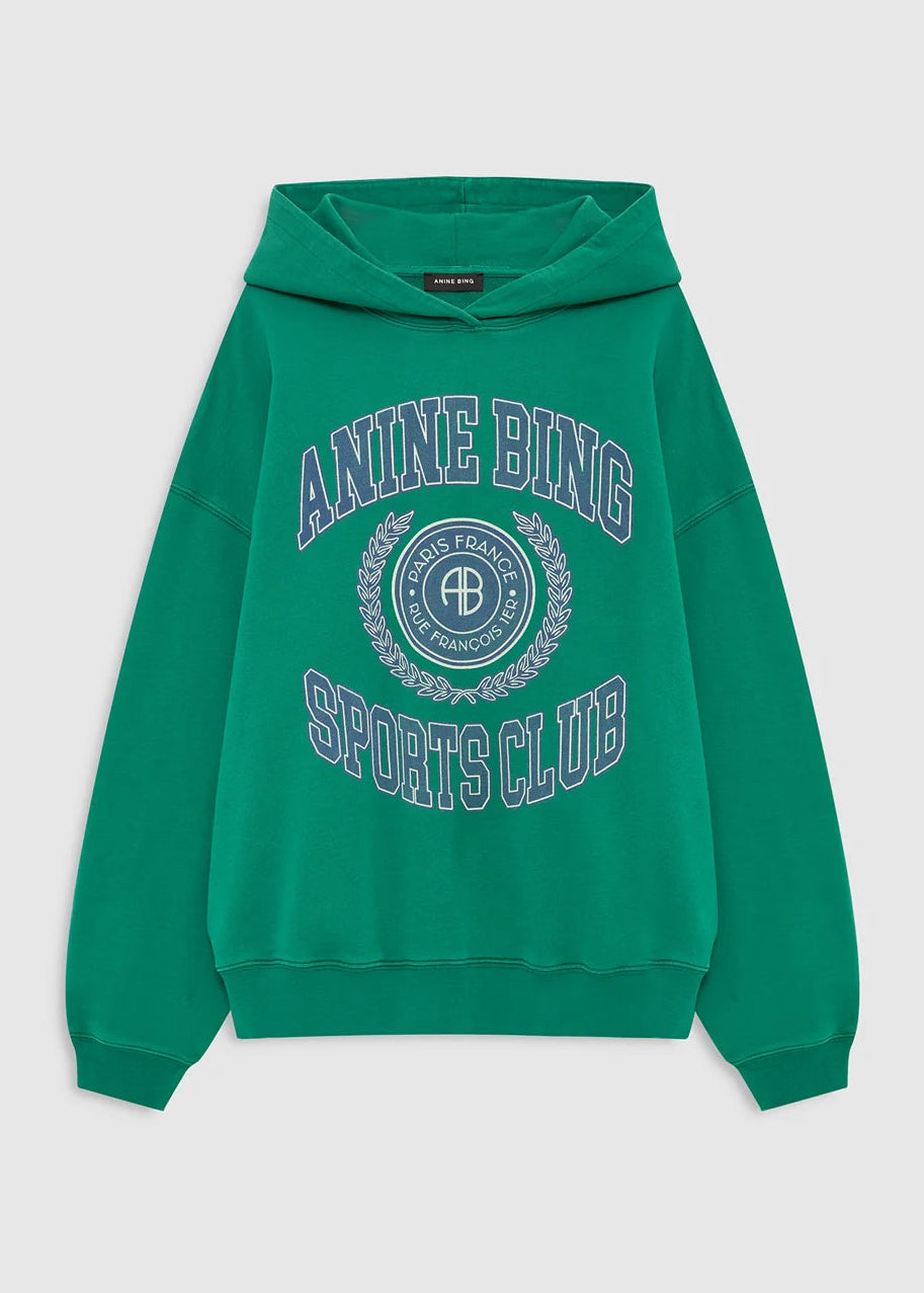 Anine Bing Harvey Sweatshirt Collegiate | Green