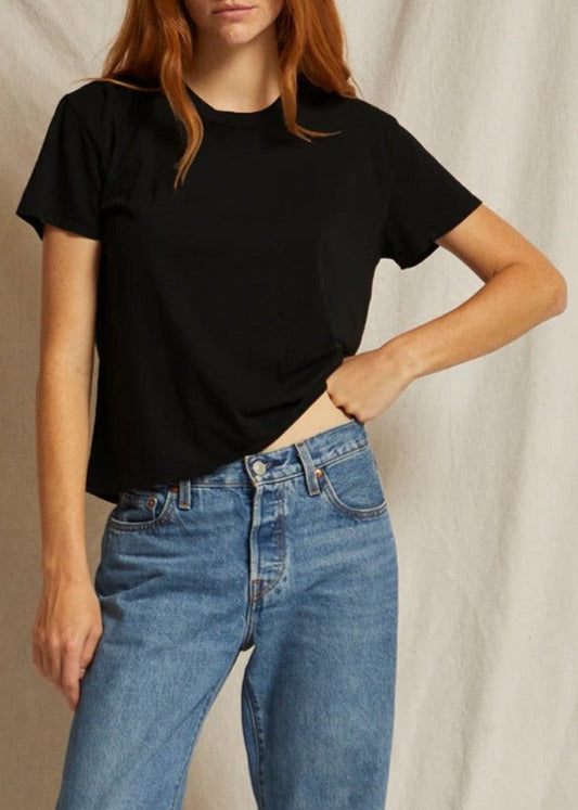 Perfect White Tee Harley Crew Tee | True Black