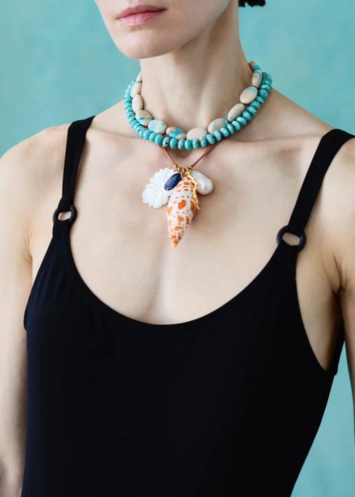 Chan Luu Aquaterra Necklace Turquoise